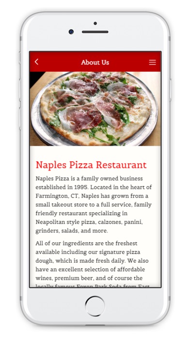 Naples Pizza Farmington screenshot 2