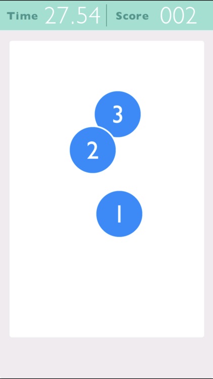 Tap1-2-3 ball puzzle game
