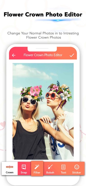 Flower Crown Photo Edirot(圖2)-速報App