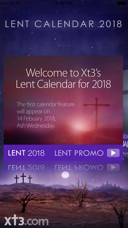 Xt3 Lent Calendar