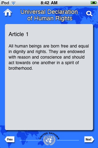 Declaration of Human Rights screenshot 4