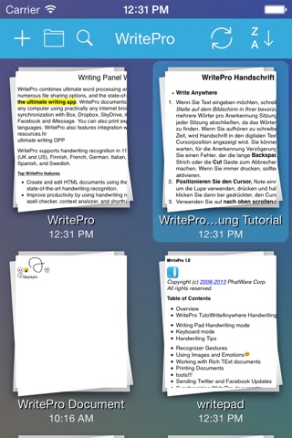 WritePad Professional screenshot 2