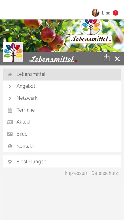 Verein Lebensmittel.