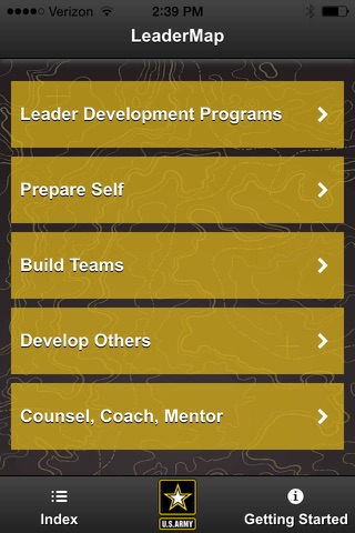 LeaderMap - náhled