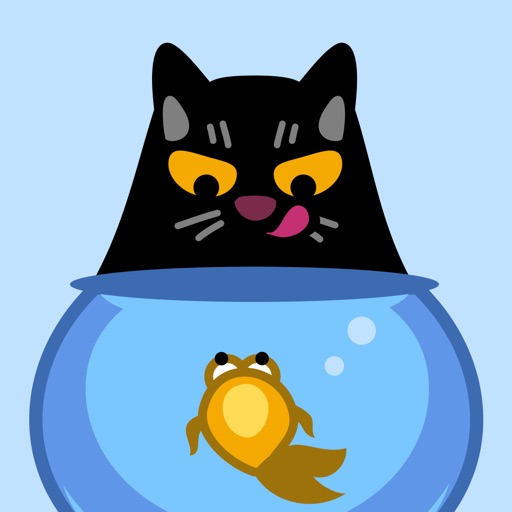 Midnight Cat Power Stickers Pack