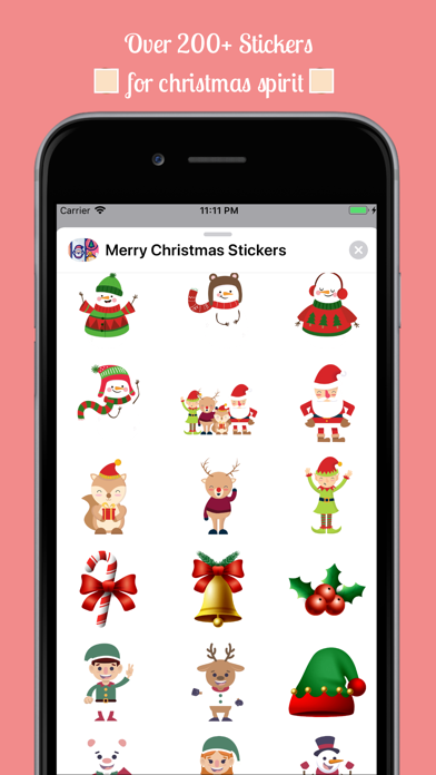 Top Merry Christmas Stickers screenshot 3