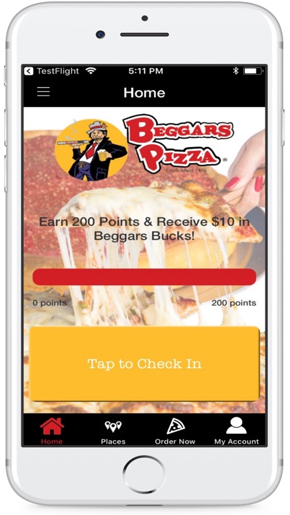 Beggars Pizza Loyalty