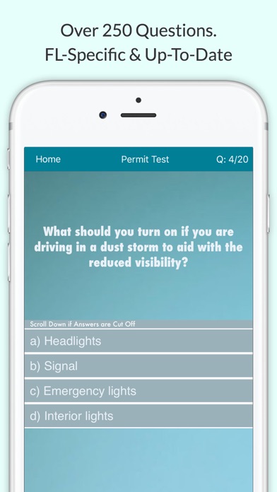 How to cancel & delete Florida DMV Permit Test from iphone & ipad 1