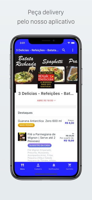 3 Delicias Lanches Delivery(圖1)-速報App