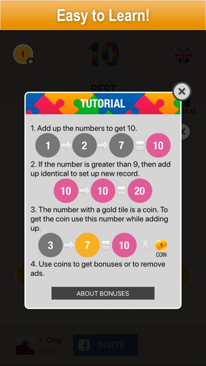 Puzzle 10 - Merge Numbers