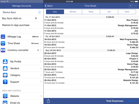 Скриншот из Business Expense Tracker 3.0 with Custom Reports