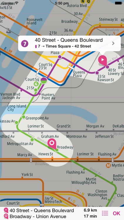 New York Rail Map