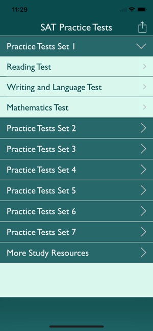 SAT Practice Tests