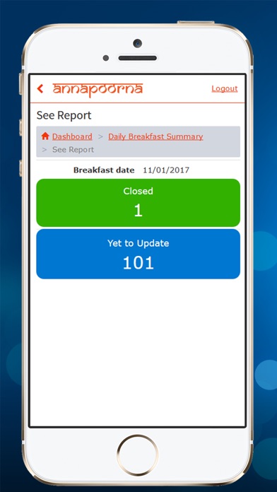 Annapoorna Breakfast App screenshot 4