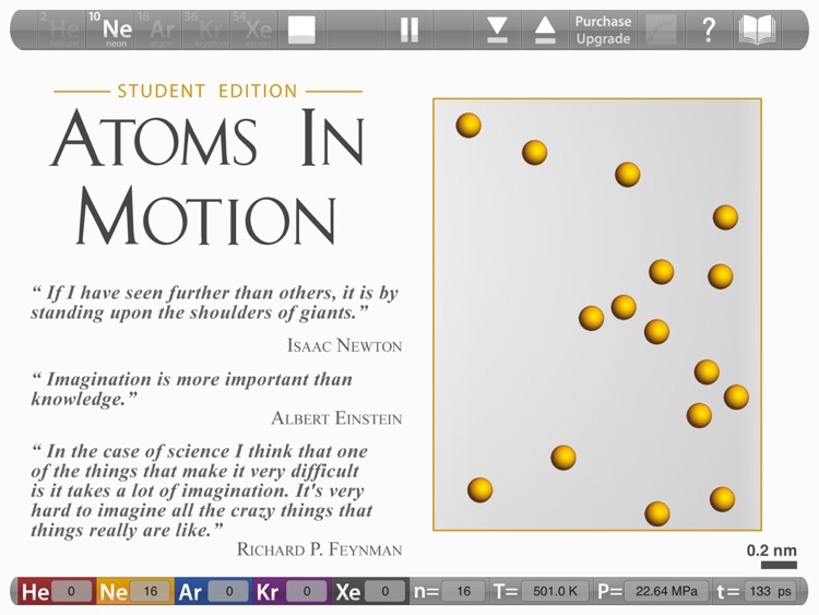 Atoms In Motion, Student Ed.