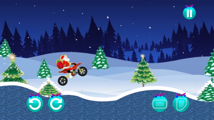 Santa Hill Bike Driving 3D