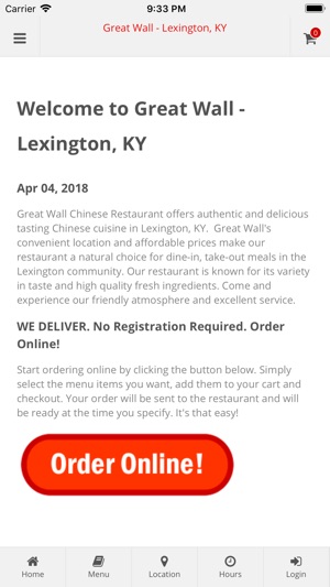 Great Wall Lexington KY(圖1)-速報App