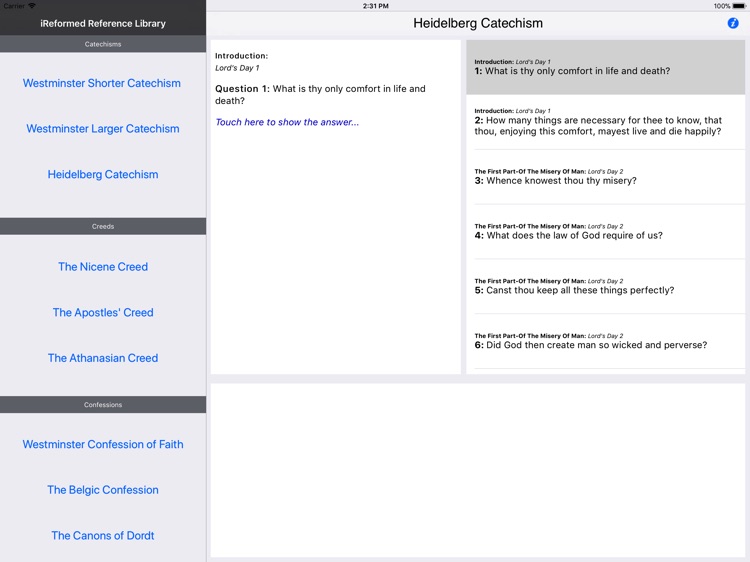 iReformed for iPad