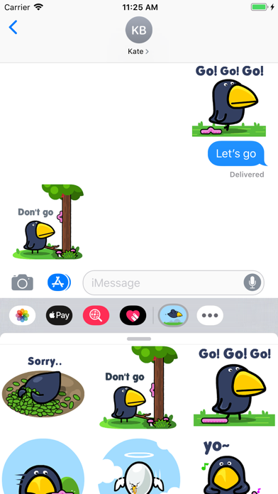 Birdy Boy Animated Stickers screenshot 3
