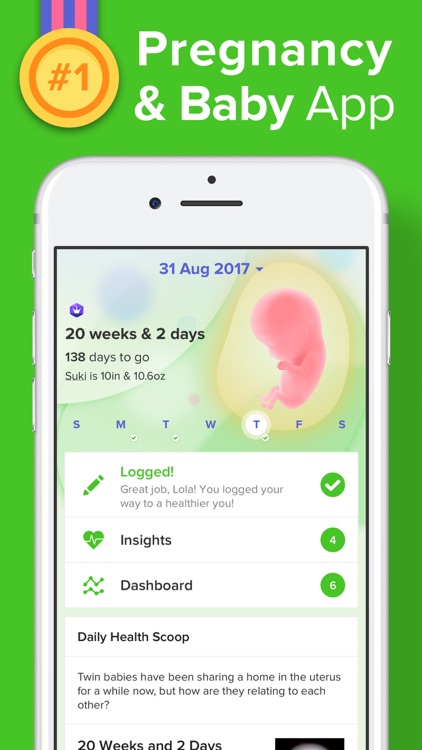 Pregnancy & Baby App - Glow screenshot-0