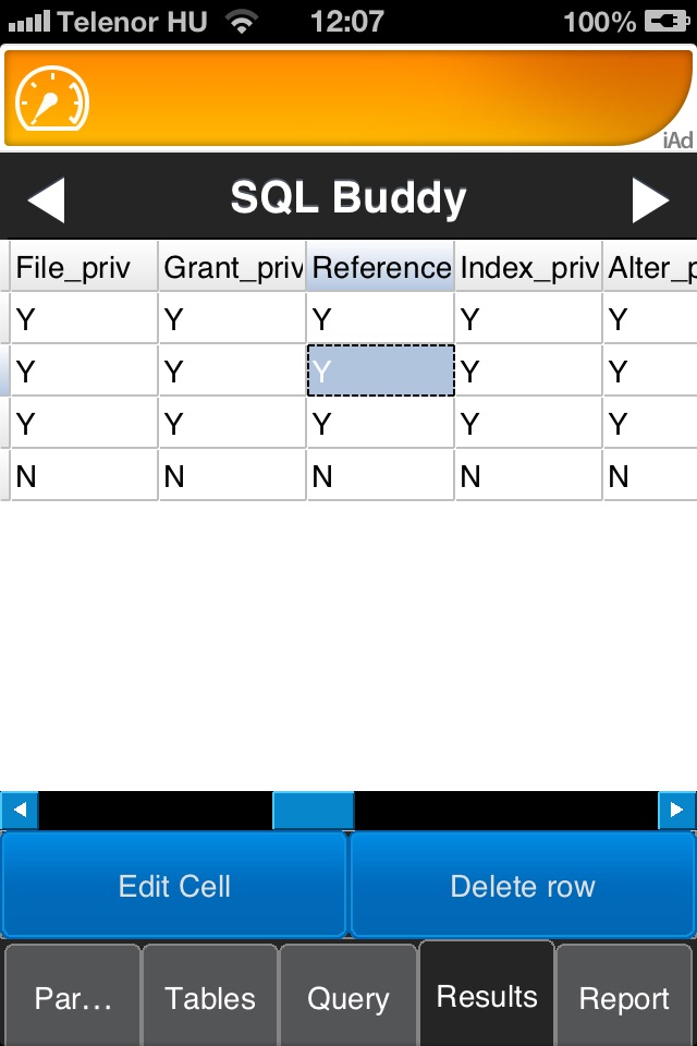SQLBuddy screenshot 2