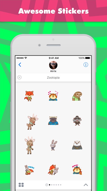 Zootopia stickers by Airrix