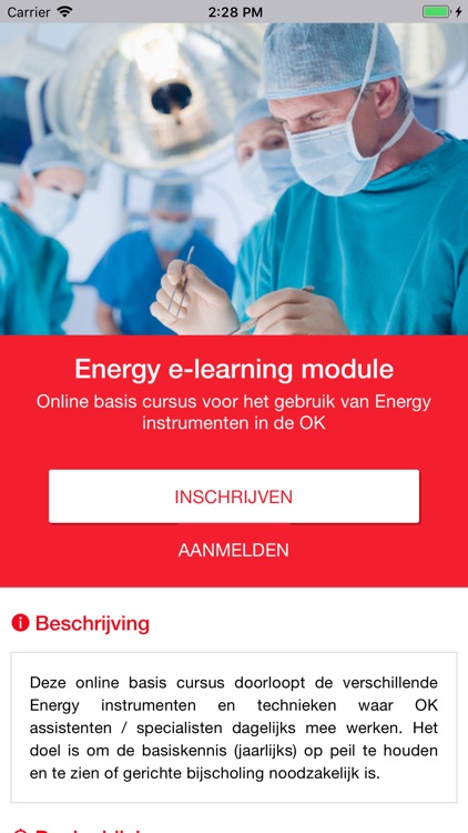 Energy e-learning module