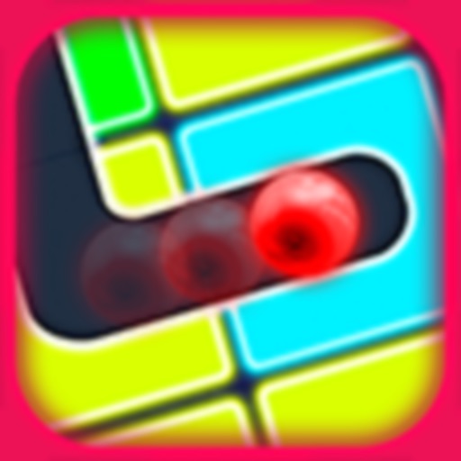 Classic Neon Slide Puzzle Game Icon