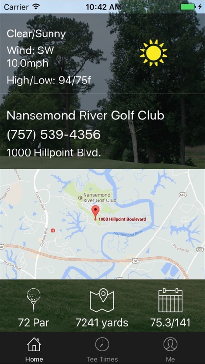 Nansemond River Golf Tee Times