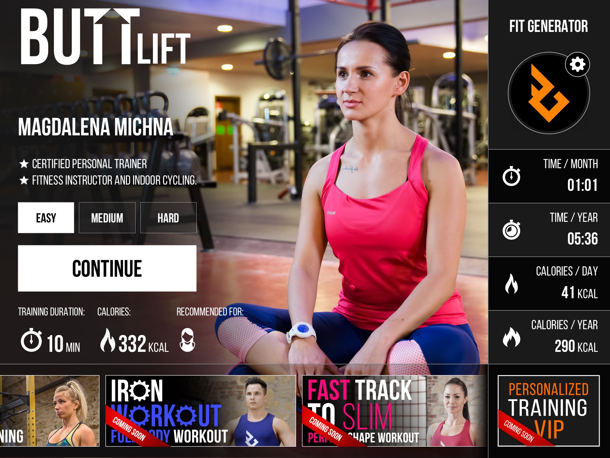 FitGenerator: Personal Trainer screenshot 2