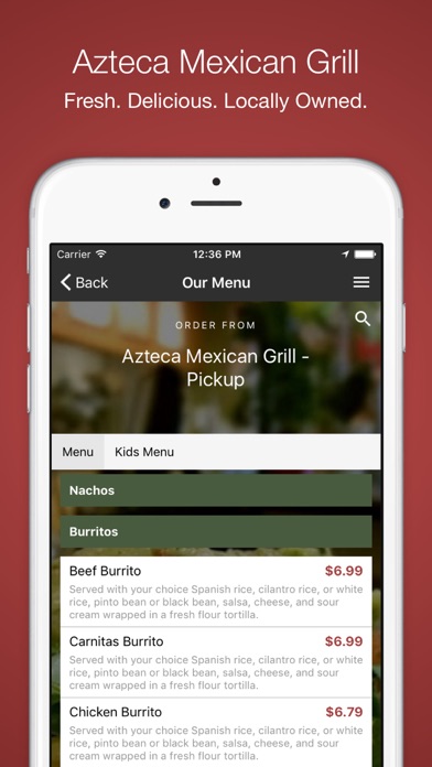 Azteca Mexican Grill - Order screenshot 2