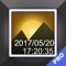Add timestamp to photo and video easily and save to a new file