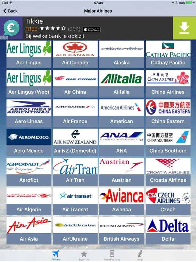 Airline Flight Check-In for the iPad(圖4)-速報App