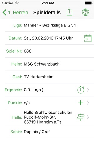 TV Hattersheim Handball screenshot 3