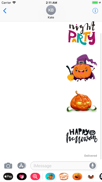 Happy Halloween Weird Sticker screenshot 3