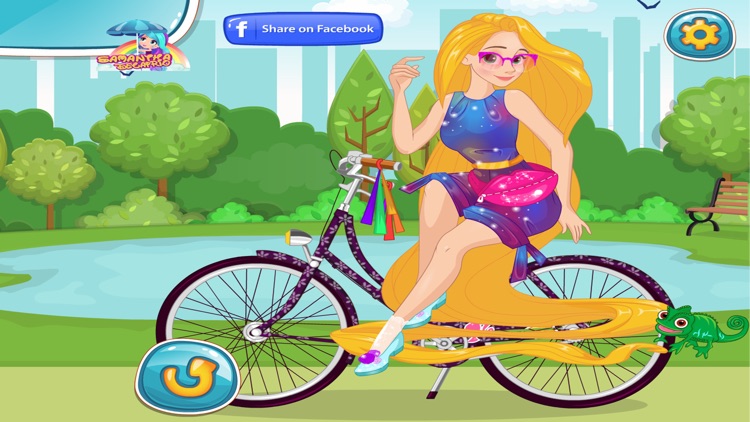 Bike Summer Outfit - Girl game screenshot-5