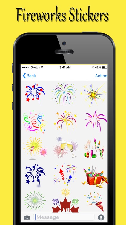 Fireworks Stickers Pack