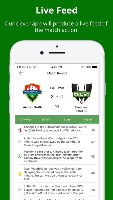 Match Report Pro - Club App screenshot 2