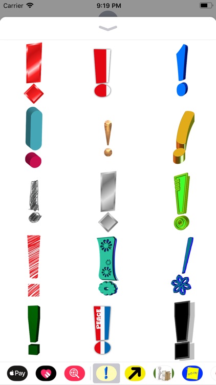 Exclamation Sticker Pack