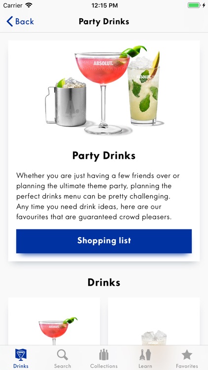 Drinkspiration By Absolut