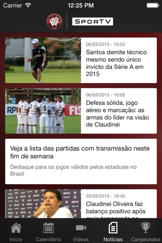 Atlético-PR SporTV screenshot 4
