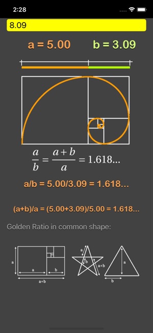 Golden Ratio Calculator Plus(圖2)-速報App