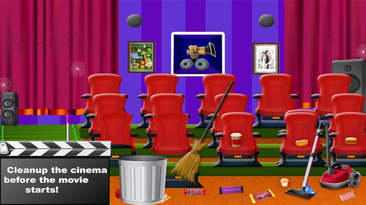 Cinema Cleaning - Theater Management Game screenshot-4