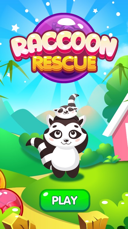 Raccoon Rescue -Bubble Shooter