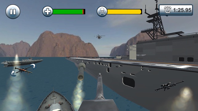 Navy Gunship Fighting War 3D(圖1)-速報App