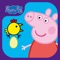 Peppa and George are playing Happy Mrs