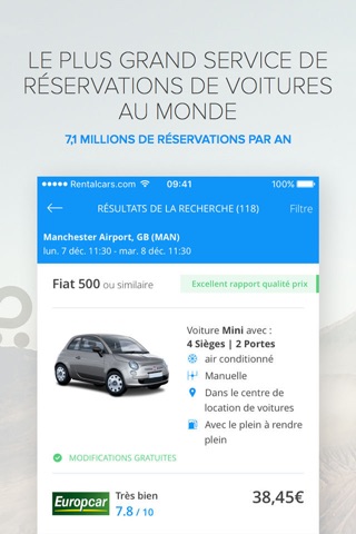 Rentalcars.com Car rental App screenshot 4