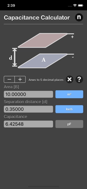 Capacitance Calculator(圖4)-速報App