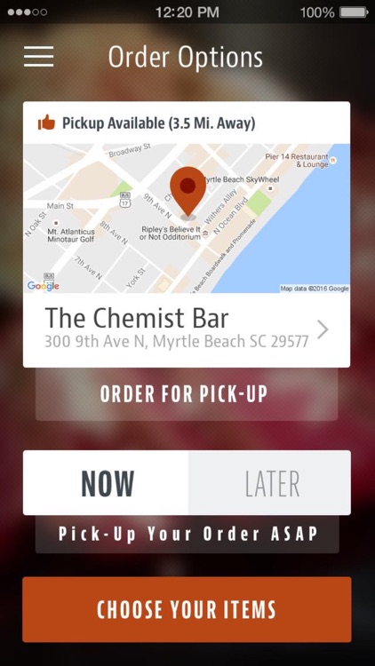 The Chemist bar