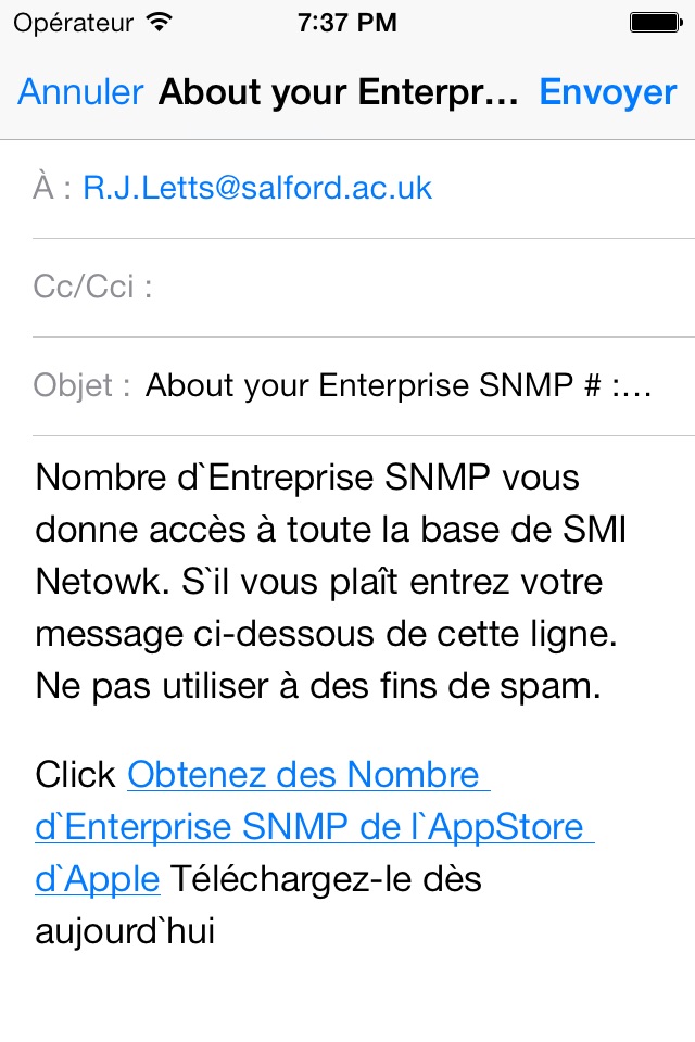 SNMP Enterprise Numbers screenshot 4